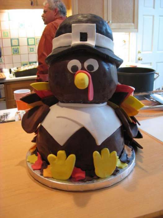 Thanksgiving Turkey Cake