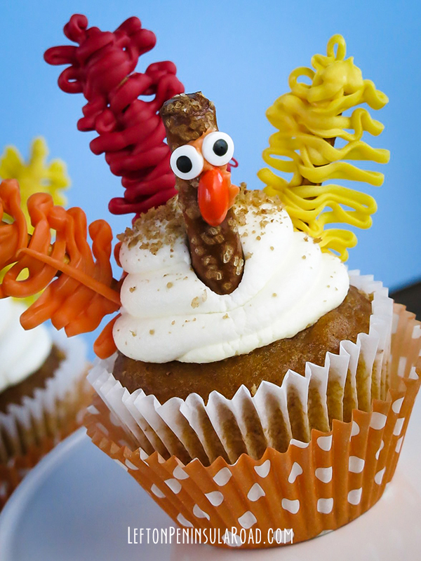 Thanksgiving Turkey Cupcakes