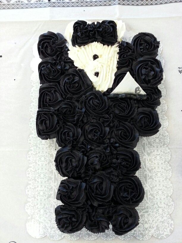 Tuxedo Cupcake Cake Tuxedo Cupcake Cake