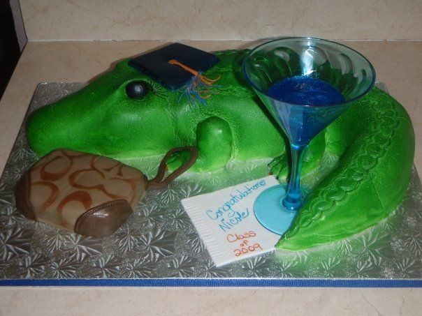 UF Gator Graduation Cake