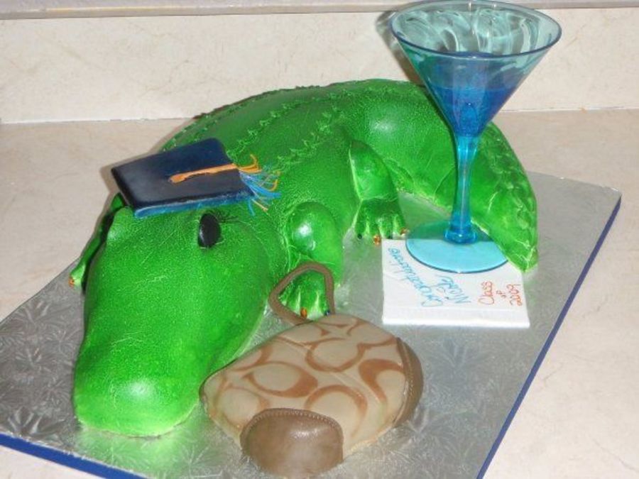 UF Gator Graduation Cake