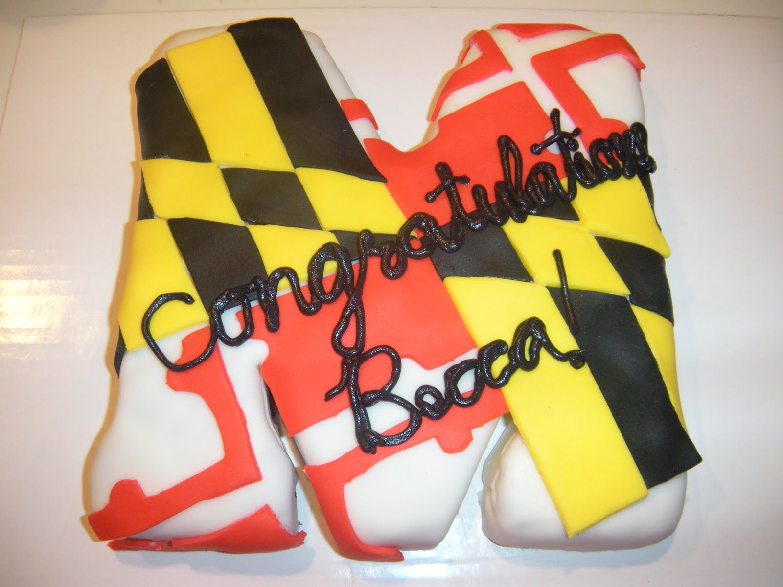 University of Maryland Graduation Cake Ideas
