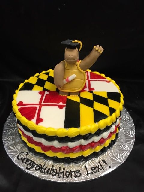 University of Maryland Graduation Cake University of Maryland Graduation Cake