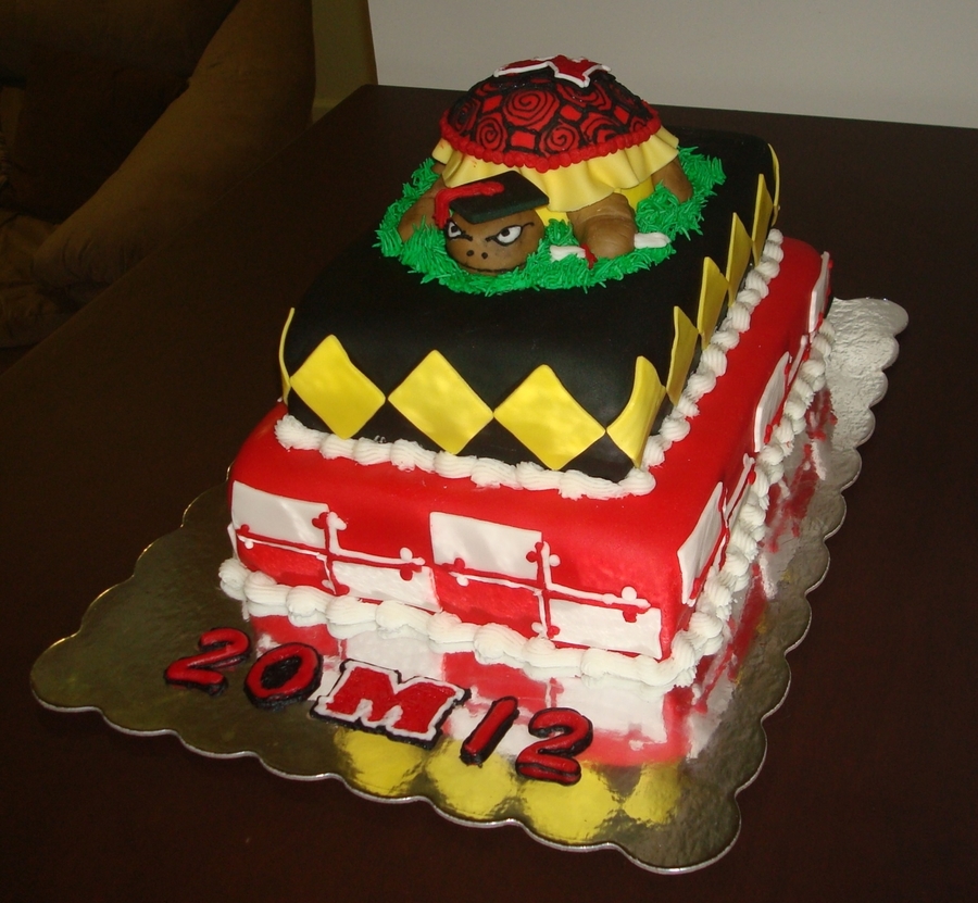 University of Maryland Graduation Cake University of Maryland Graduation Cake