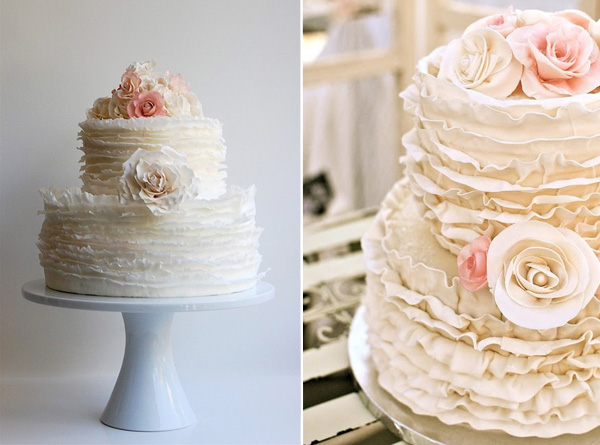 12 Photos of Pinterest Bridal Cakes