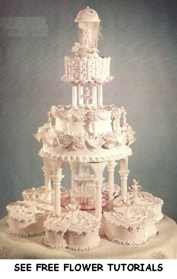 Wedding Cakes with Fountains