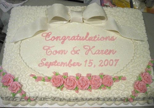 Wedding Shower Sheet Cake Wedding Shower Sheet Cake