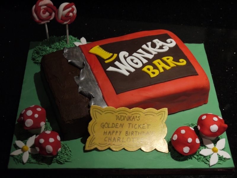 Willy Wonka Chocolate Factory Cake