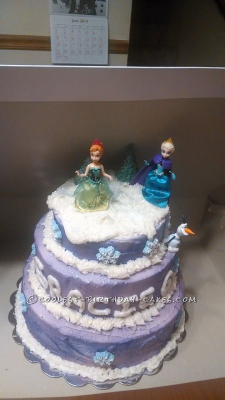 3 Year Old Birthday Cake Frozen