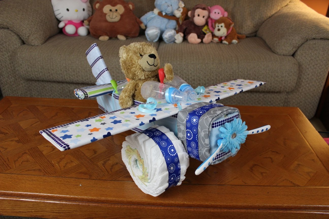 Airplane Diaper Cake Boys