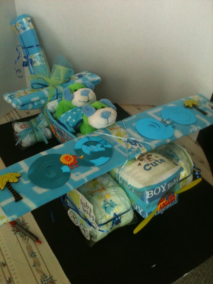 Airplane Diaper Cake Ideas