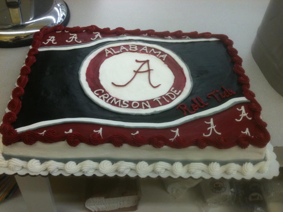 Alabama Crimson Tide Cake Alabama Crimson Tide Cake
