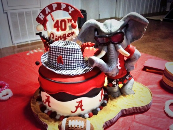 Alabama Crimson Tide Happy Birthday Cakes