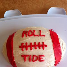 Alabama Football Birthday Cake