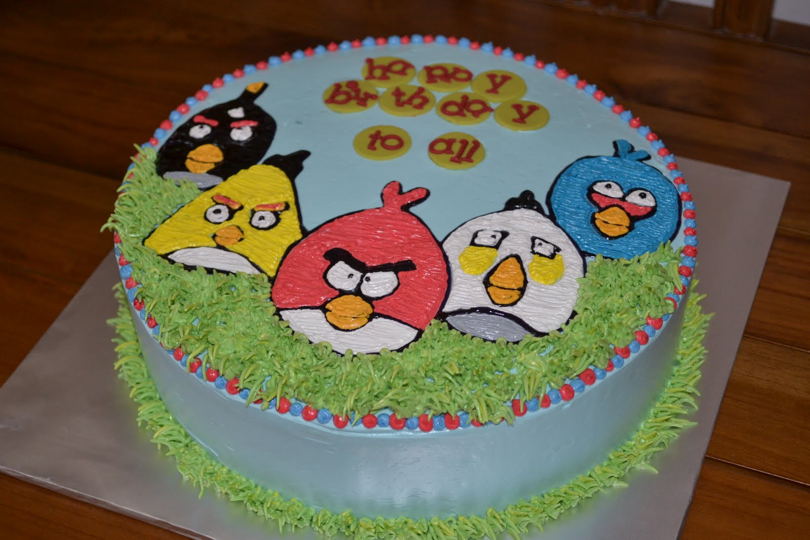 Angry Birds Birthday Cake