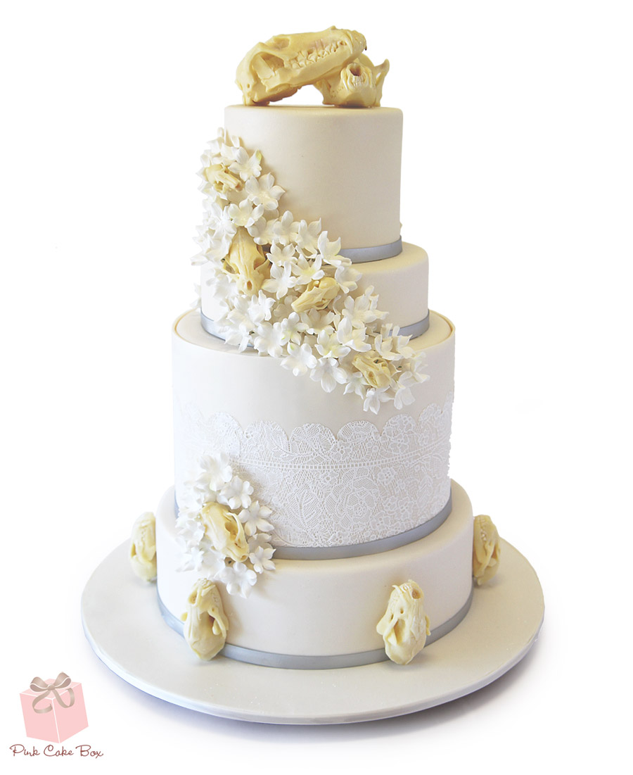 Animal Skull Wedding Cake