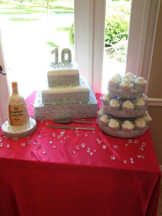 Anniversary Bling Cake Anniversary Bling Cake