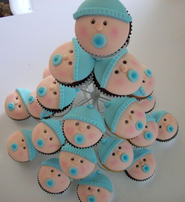 Baby Boy Shower Cupcake Ideas