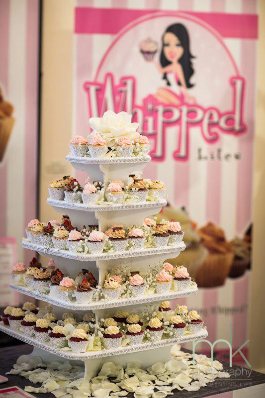 Beautiful Wedding Cupcake Display