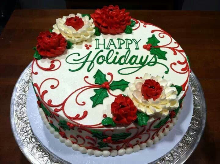 Buttercream Christmas Cakes Buttercream Christmas Cakes