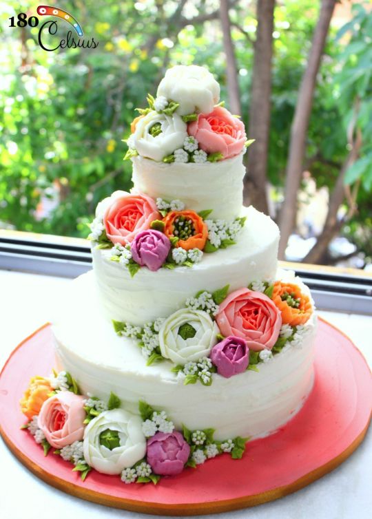 Buttercream Tiered Cake