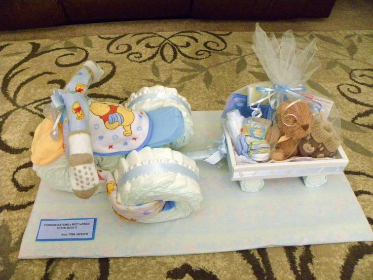 Cake Diaper Instruction Tricycle Baby Shower