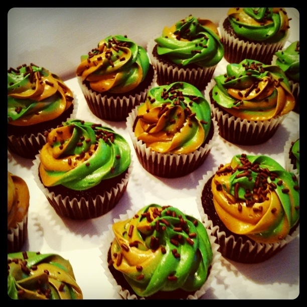 Camo Cupcakes