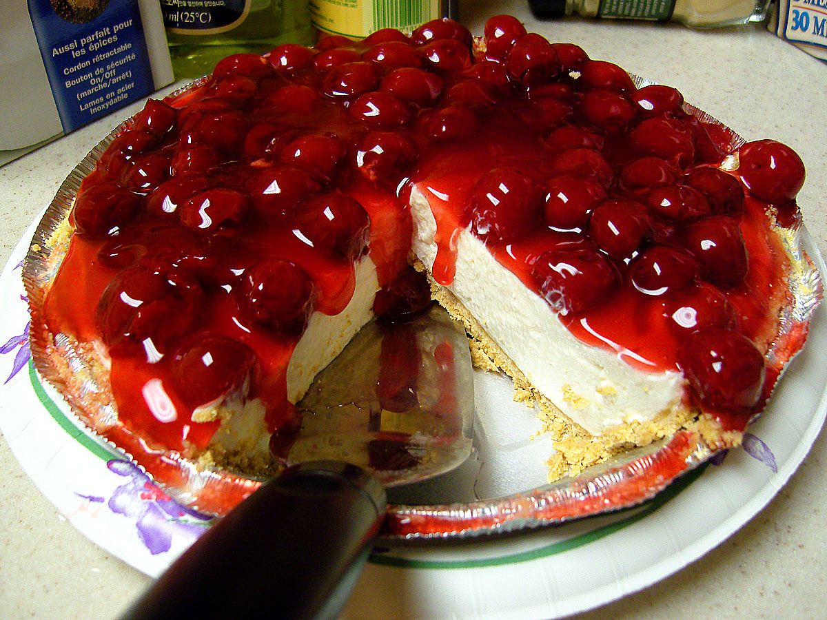 Cherry Cream Cheese Cheesecake Recipe