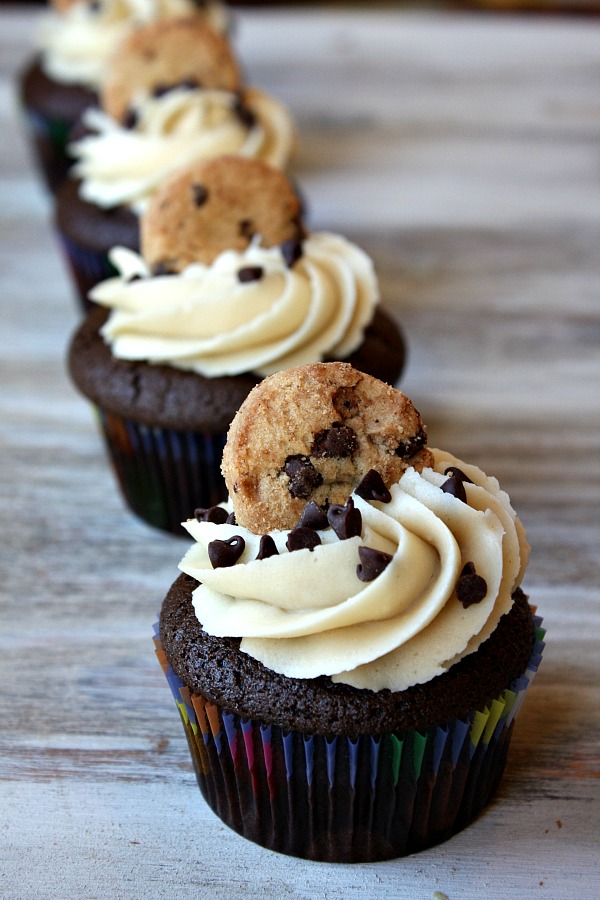 Chocolate Chip Cookie Dough Cupcake Recipe