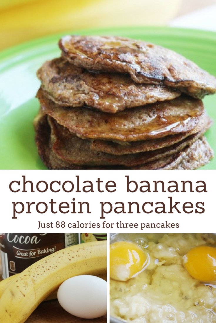 Chocolate Protein Pancakes