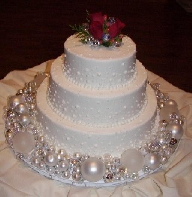 Christmas Wedding Cake