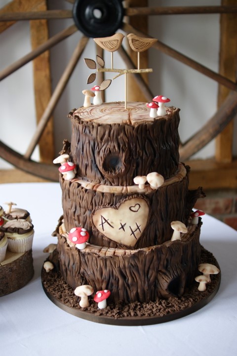 Cupcake Tree Wedding Cake