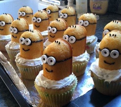 Despicable Me Twinkie Cupcakes