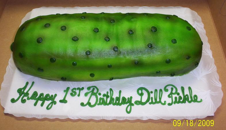 Dill Pickle Birthday Cake