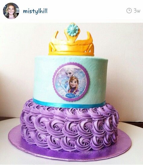 Disney Frozen Birthday Cake