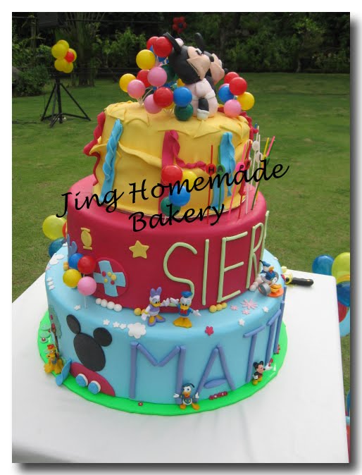 Disney Themed Birthday Cake Disney Themed Birthday Cake