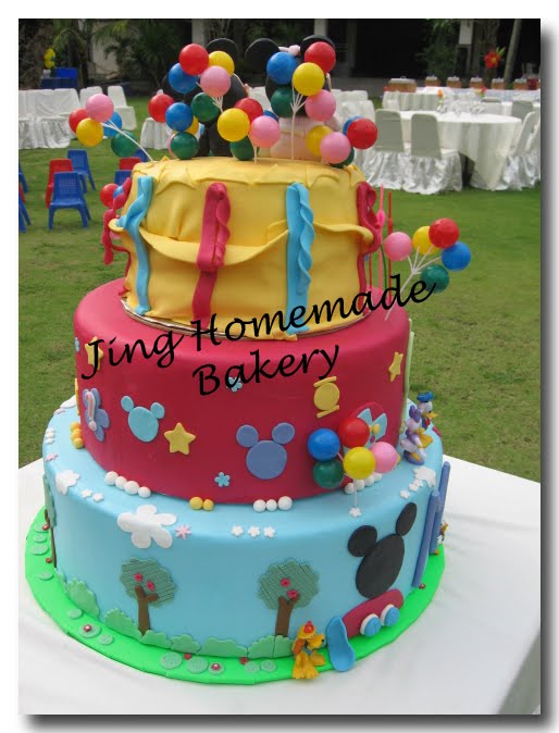 Disney Themed Birthday Cake Disney Themed Birthday Cake
