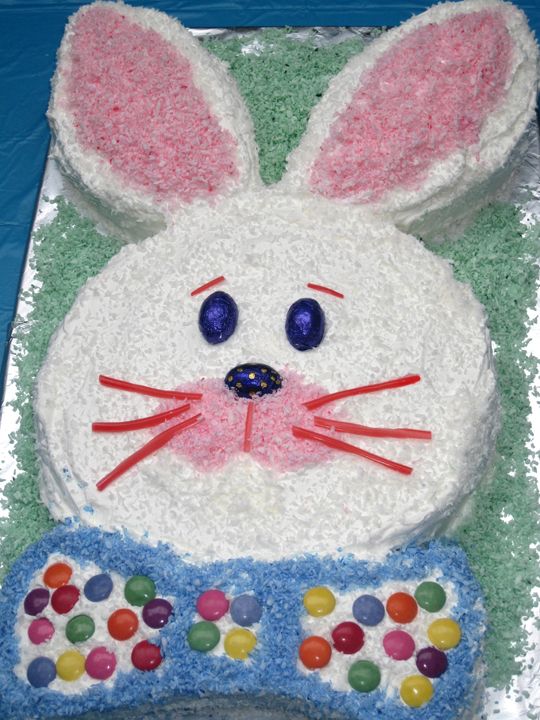 Easter Bunny Cake Cut Out Easter Bunny Cake Cut Out