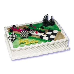 Easy Race Car Cakes