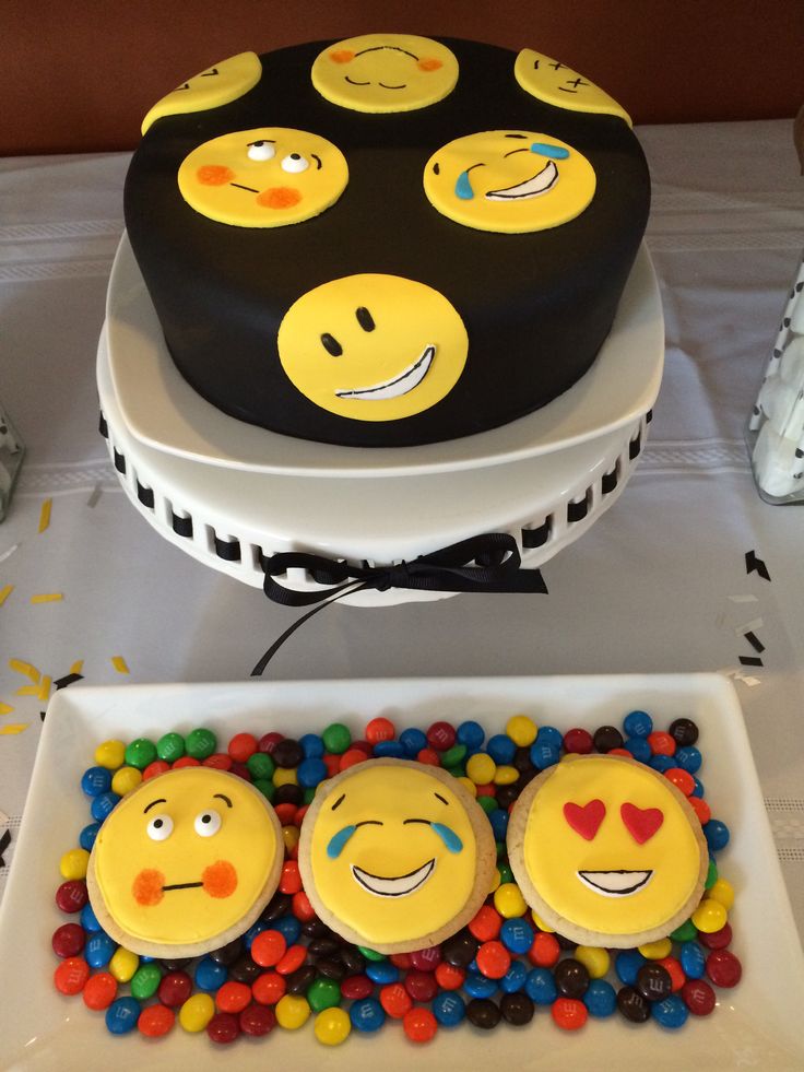 Emoji Birthday Cake