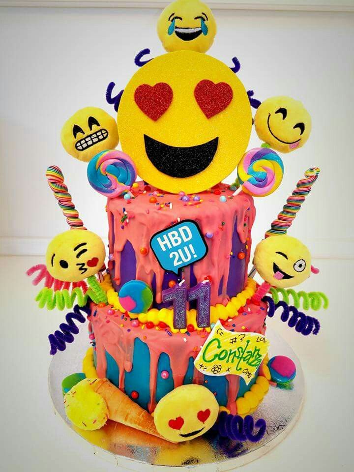 Emoji Birthday Cake