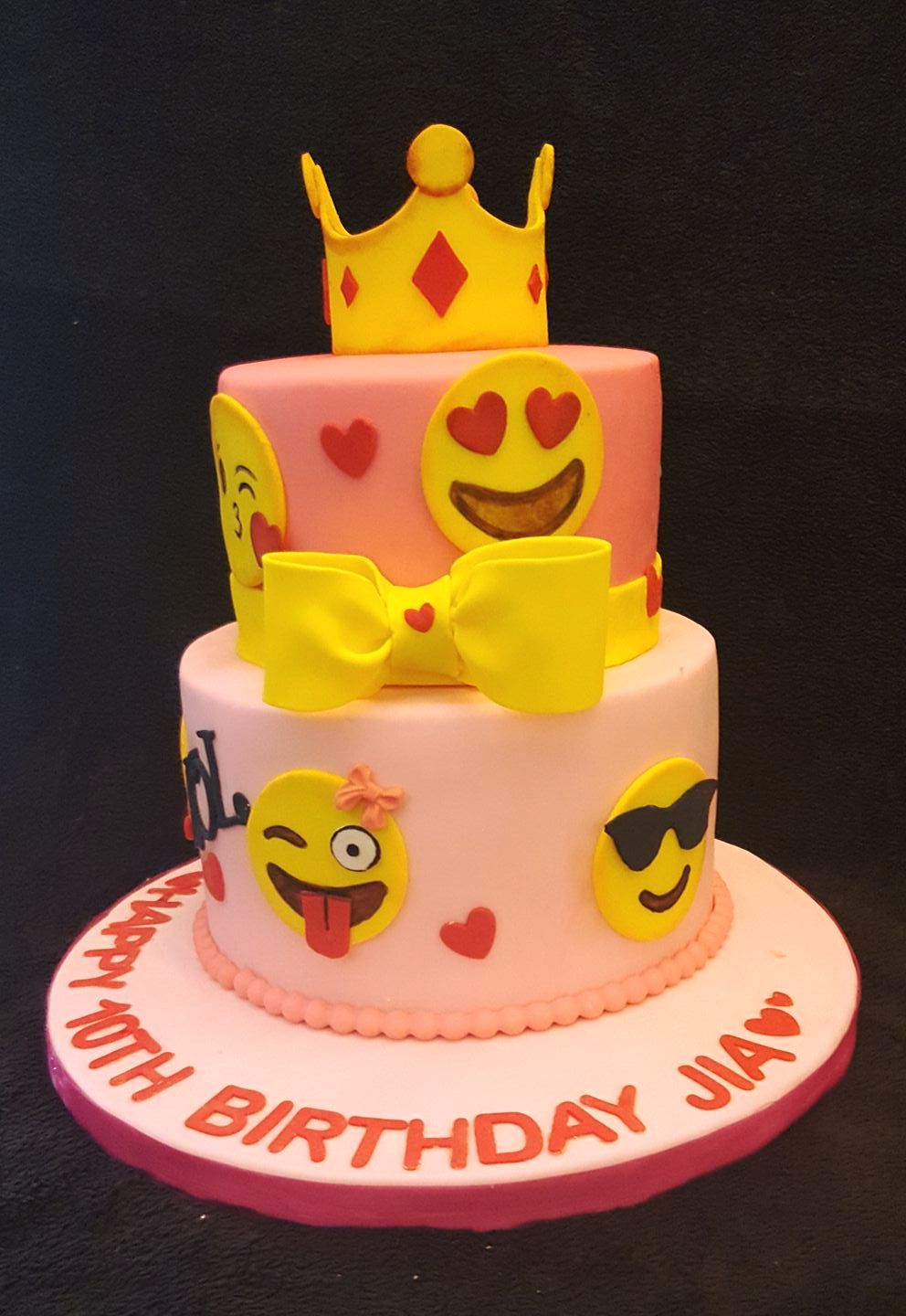 Emoji Birthday Cake