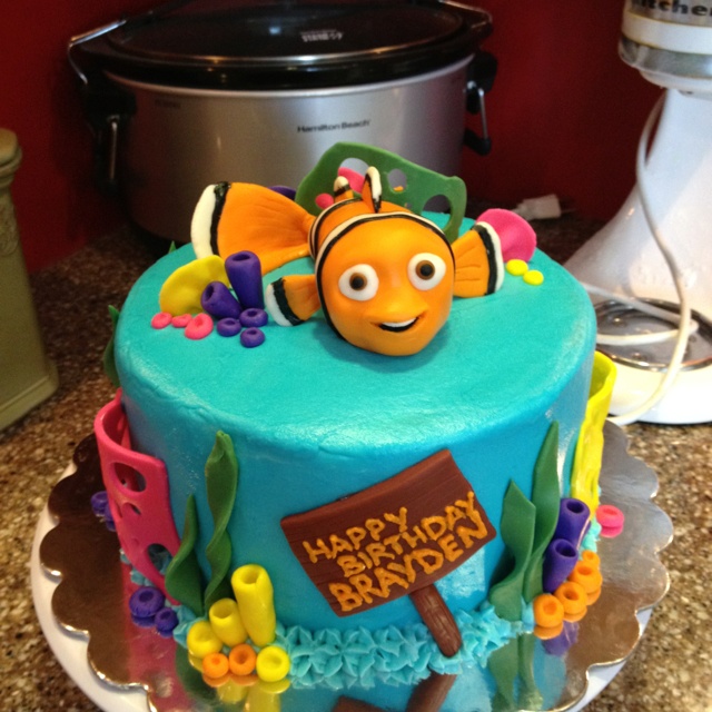 Finding Nemo Birthday Cake Finding Nemo Birthday Cake