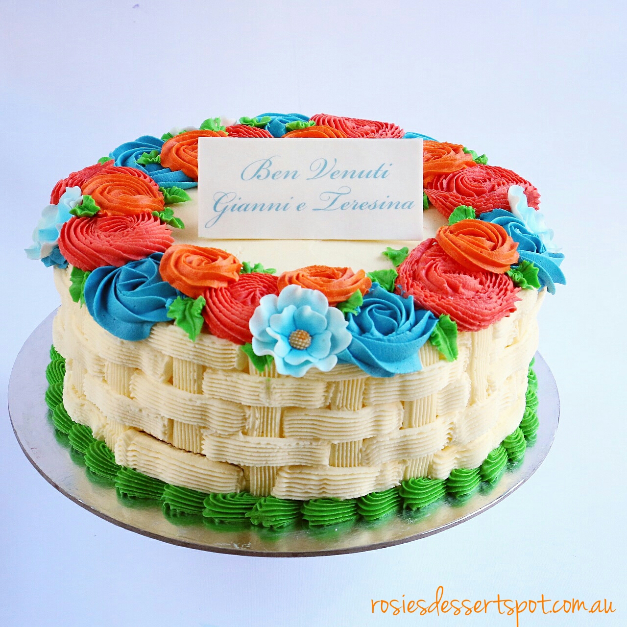 Flower Birthday Cake Buttercream