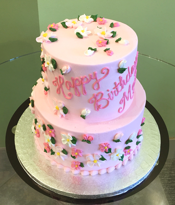 Flower Birthday Cake Flower Birthday Cake