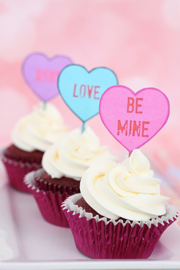 Free Printable Conversation Heart Valentine's Free Printable Conversation Heart Valentine's