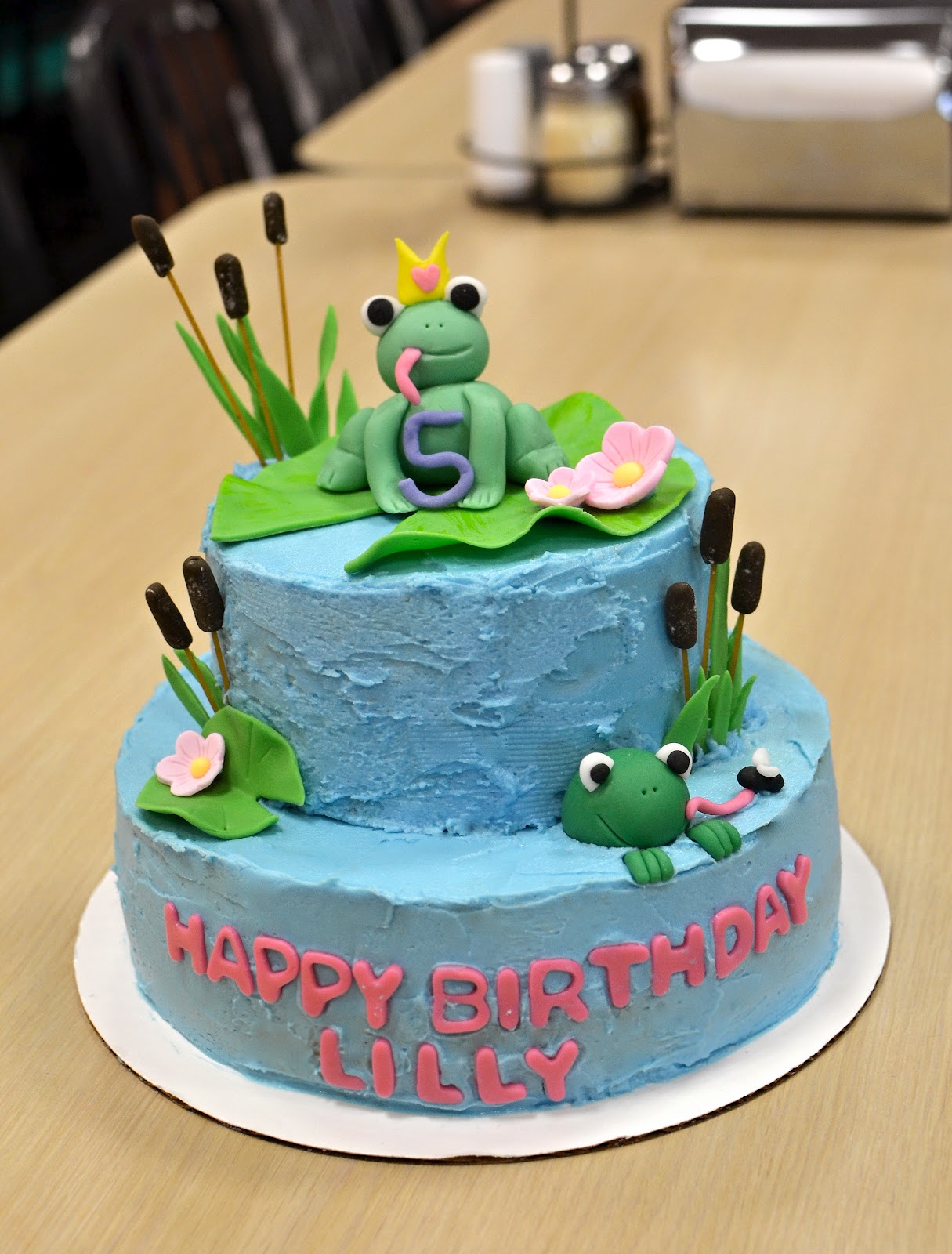 Frog Birthday Cake