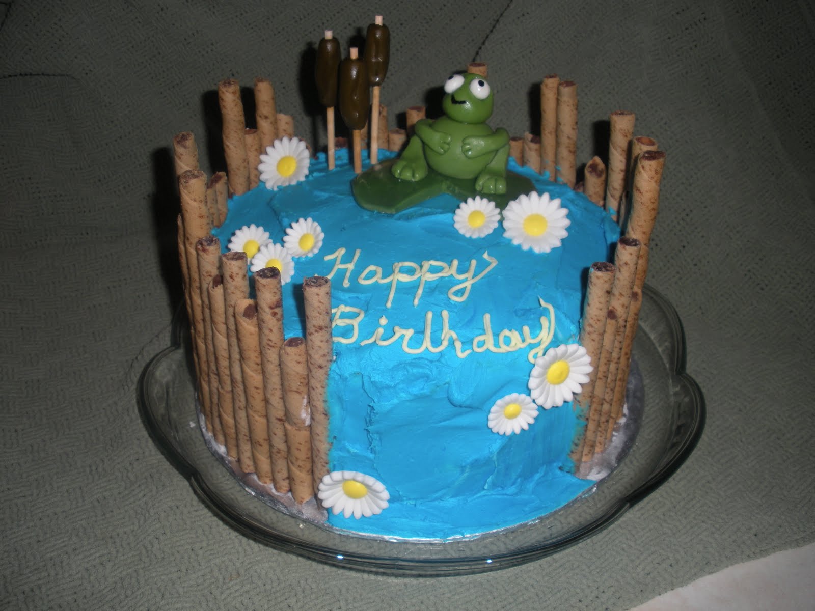 Frog Birthday Cake