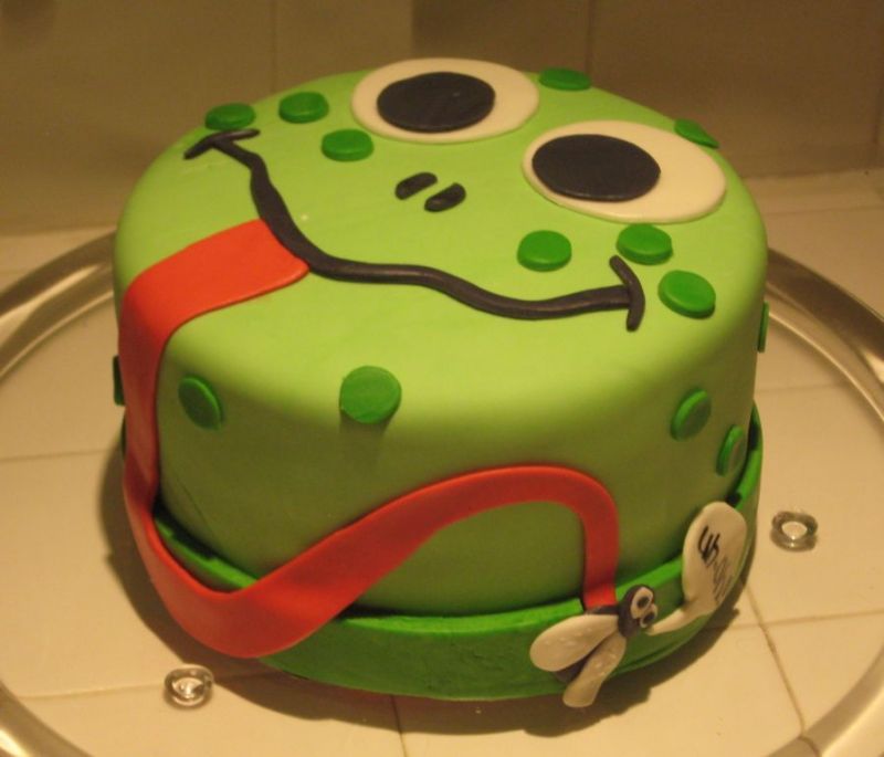 Frog Birthday Cake Frog Birthday Cake
