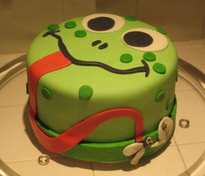 Frog Birthday Cake